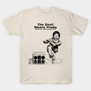 The Devil Wears Prada Saves Me // pencil sketch T-Shirt